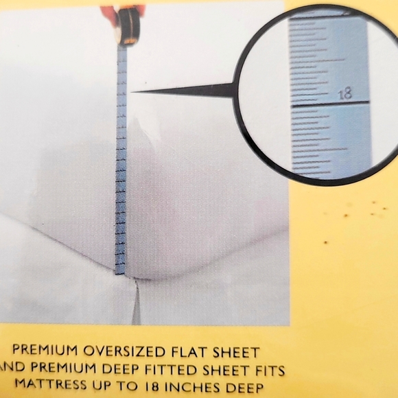 Martex Luxor Twin Sheet Set 100% Egyptian Cotton 300 Thread Count Shadow Blue - Picture 4 of 5